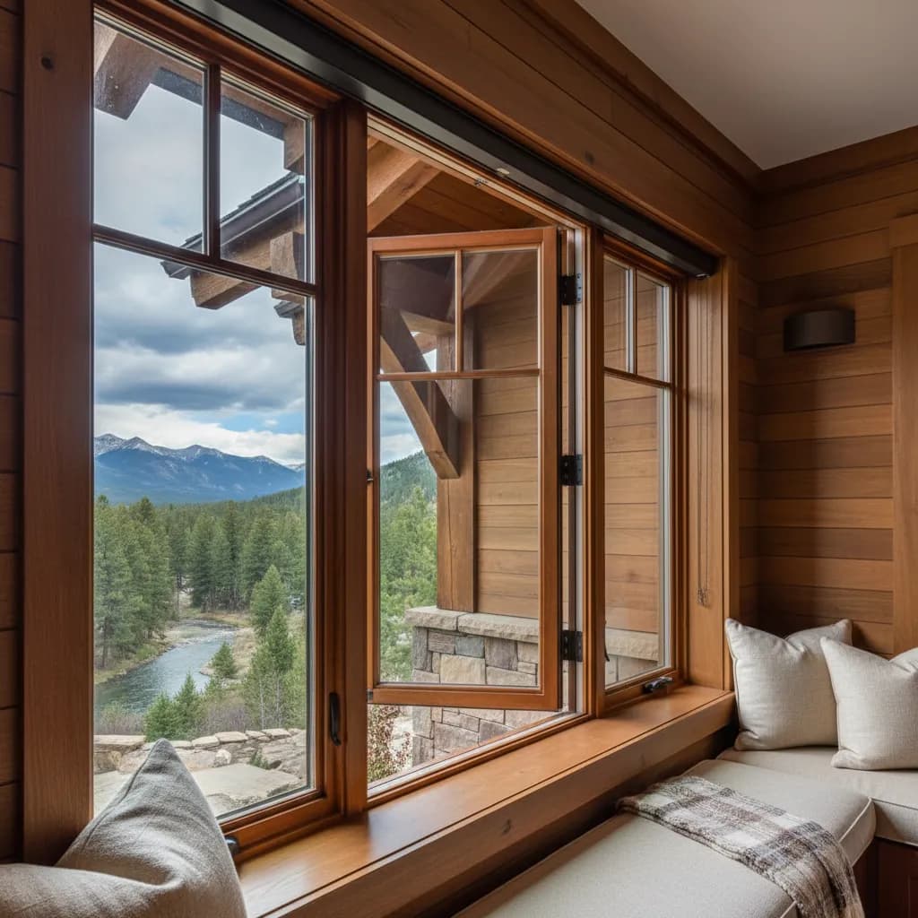 Wood & Wood-Clad Window Installation on a residential property