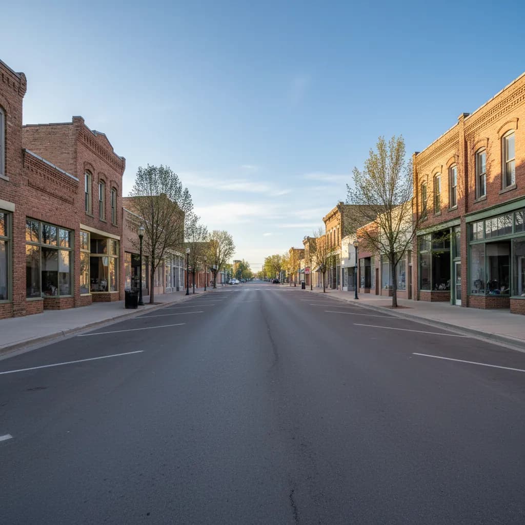 Frederick, CO neighborhood streetscape