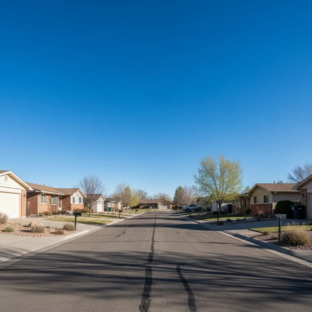 Federal Heights, CO neighborhood streetscape