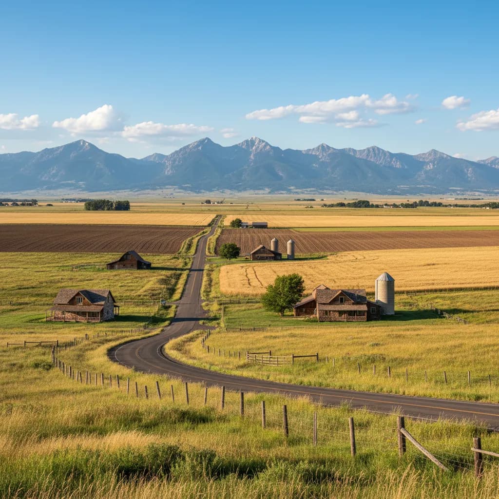 Brighton, CO neighborhood streetscape
