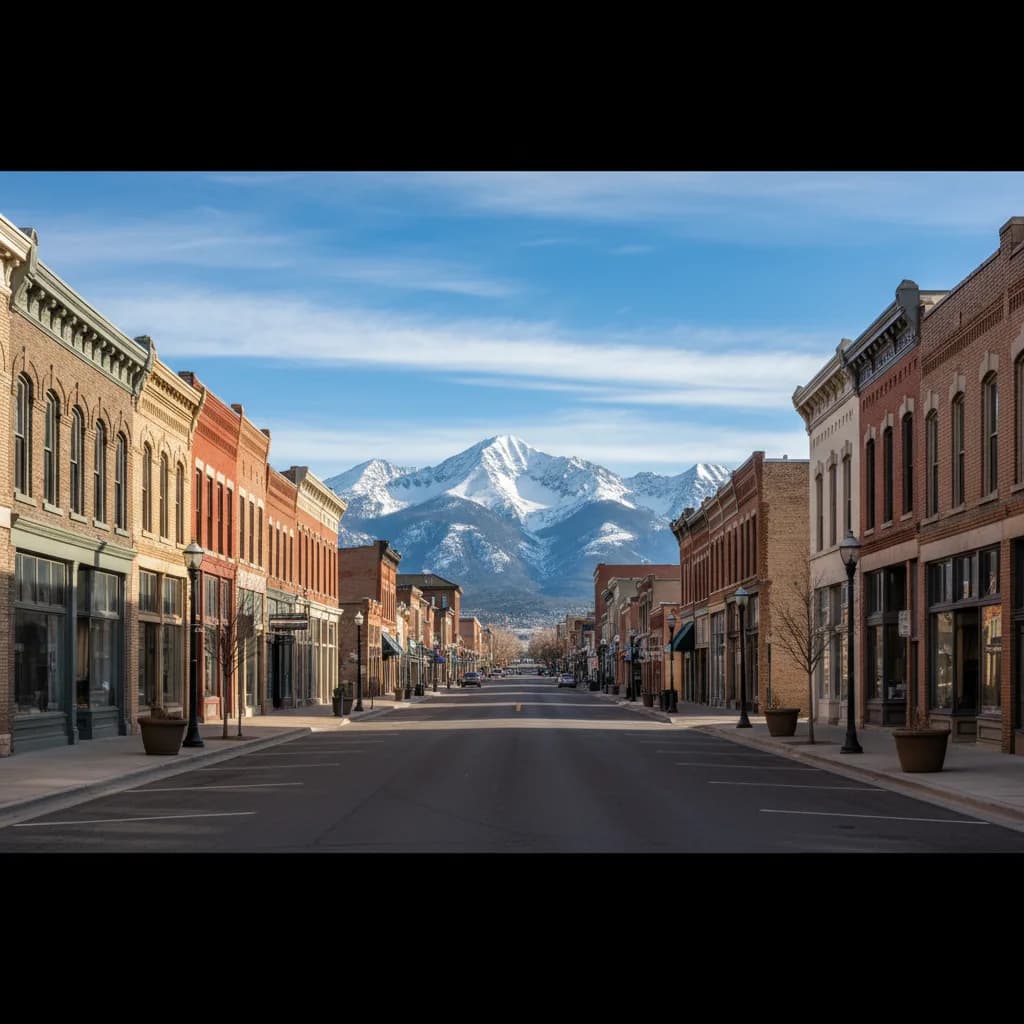 Longmont, CO neighborhood streetscape