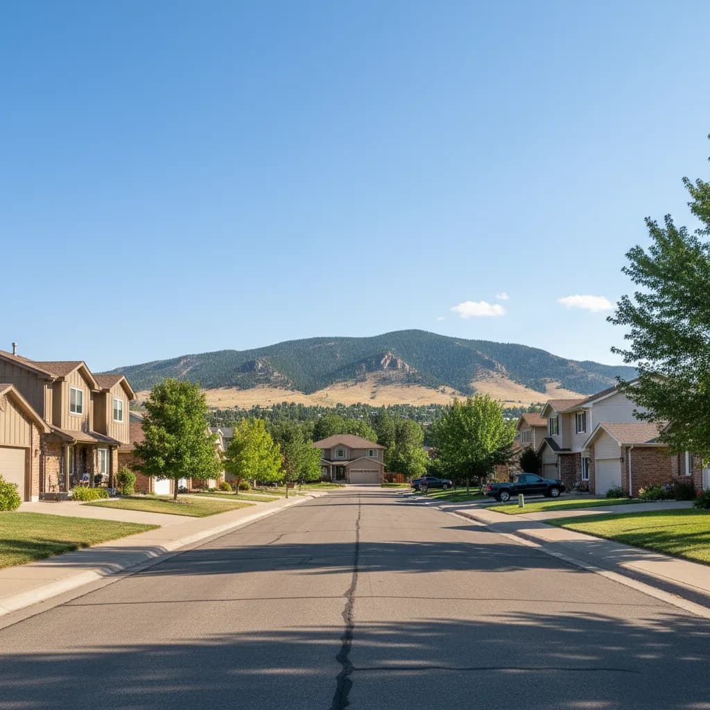 Lakewood, CO neighborhood streetscape