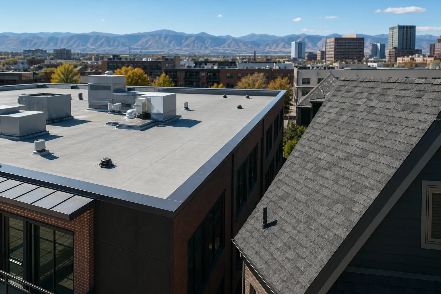 Commercial Low Sloped Roof vs Steep Roofs: A Guide for Denver, CO Property Owners