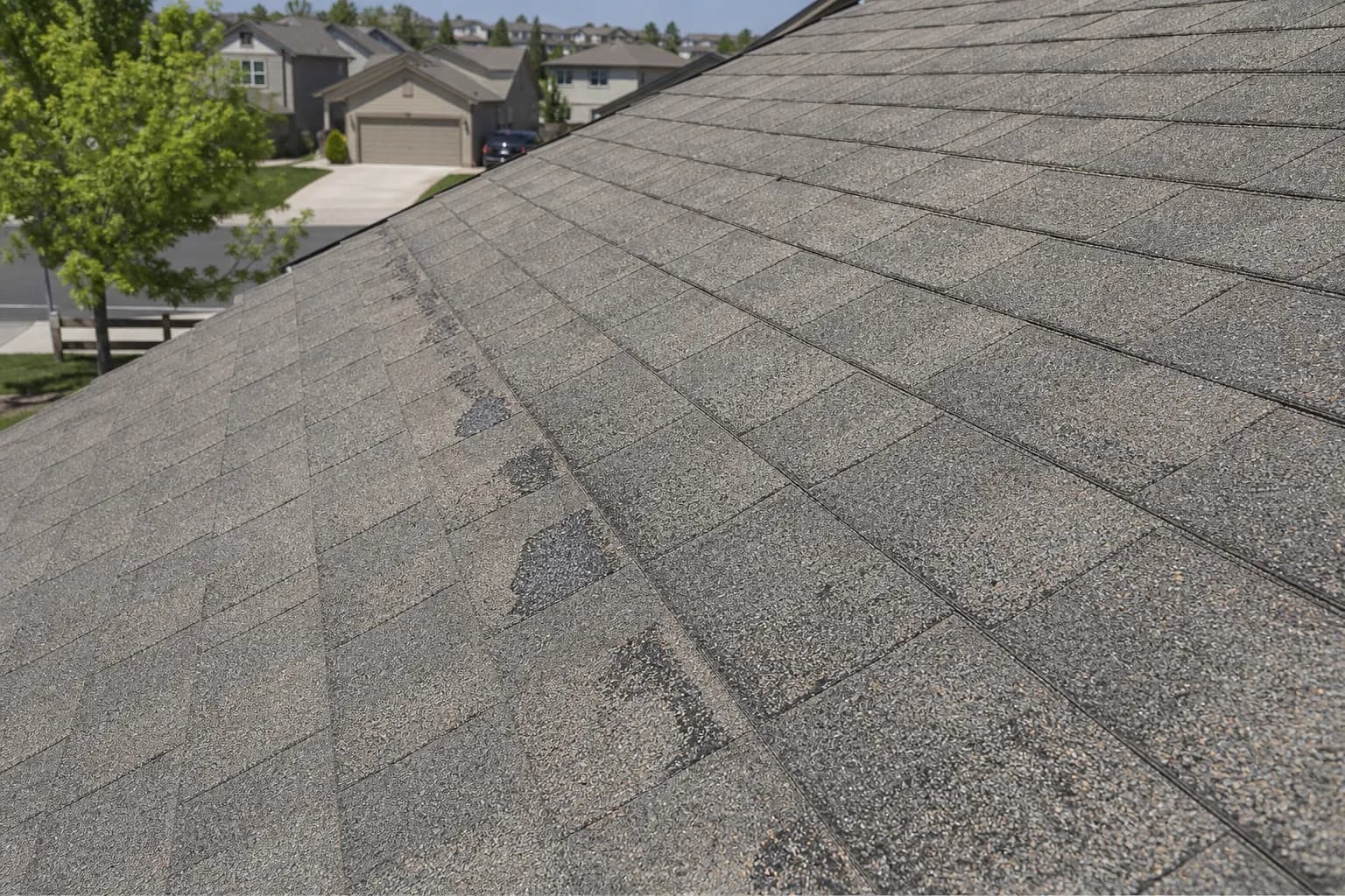 Granule Loss on Asphalt Shingles in Thornton: When Roofing Contractor Inspections Signal Normal Aging vs Storm Damage